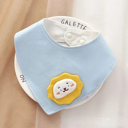 Cartoon Baby Bibs Soft Newborn Feeding Towel Cotton Cloths Baby Girls Boys Bandana Bib Newborn Saliva Towel Burp Cloths