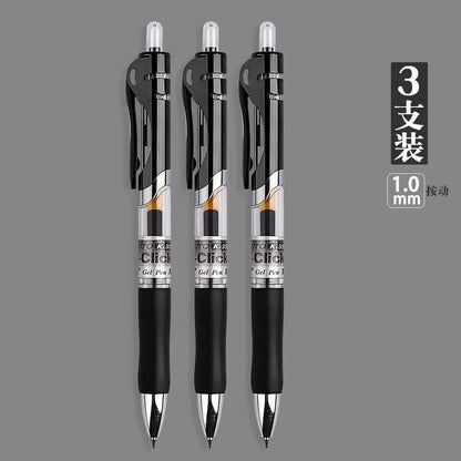 M&G 1.0mm Gel Pens Ultra Thick Large Capacity Signature Pen Practice Black Bold Tip Pen, Office and Student Signature Pen