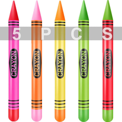 Jumbo Inflatable Crayon Balloon Neon Back to School Party Decoration First Day Of School Classroom Supplies shoporiz