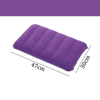 47x30cm Air Cushion Pillows Outdoor Camping Sleep Cushion Folding Square lnflatable Pillows Travel Backrest Plane Head Rest Big My Store