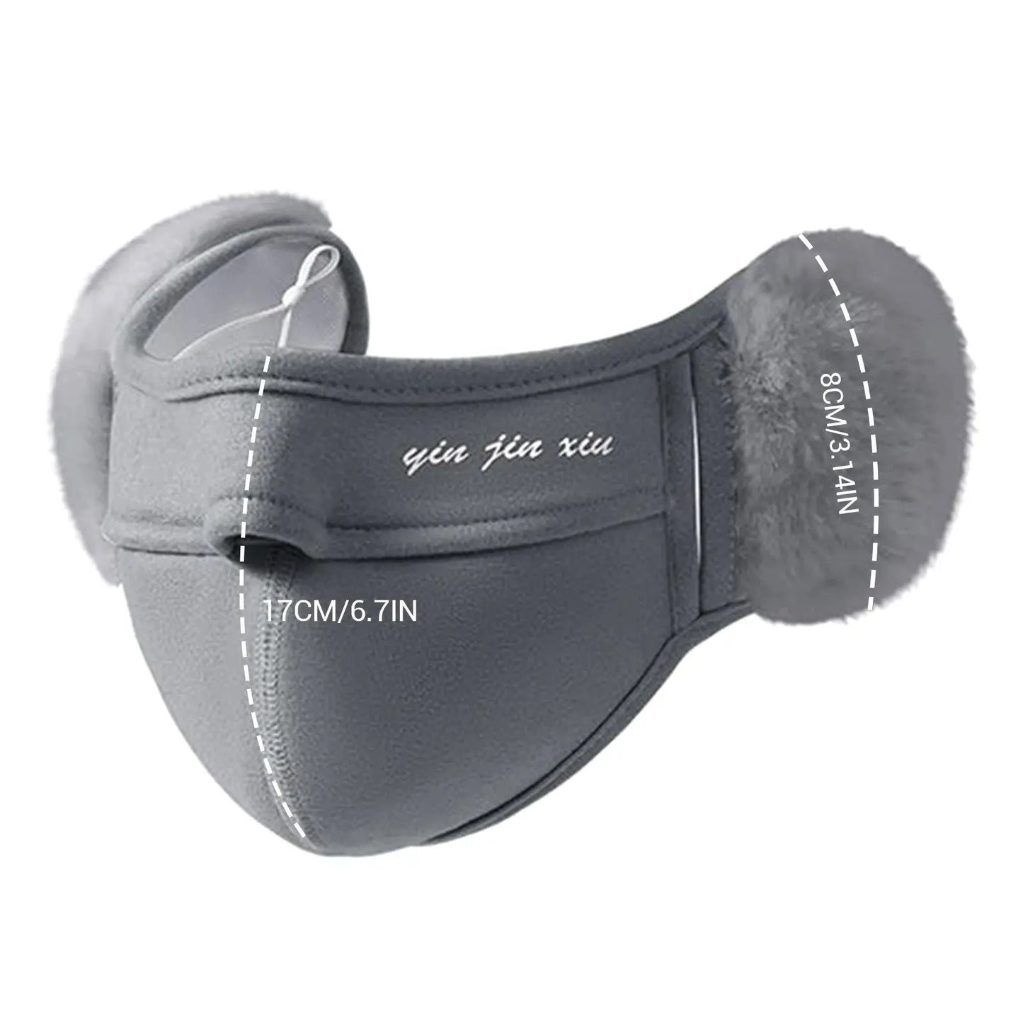 Woman Winter Mouth Cover with Earmuffs Womens Winter Warm Windproof Mask for Cycling Bicycle Motorcycle