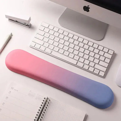 Wrist Rest Pad Keyboard Pad Set Ergonomic Cushion Anti-Slip Rubber Base Memory Foam for Office Home PC Laptop Desktop Mousepad My Store