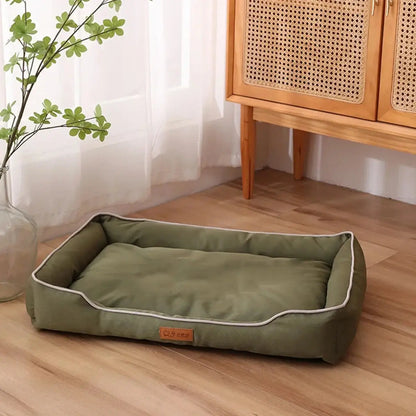 Large Dog Bed Four Season Square Mattress Waterproof Bite-Resistant Soft Thickened Pet Sofa Couch for Cats And Dogs
