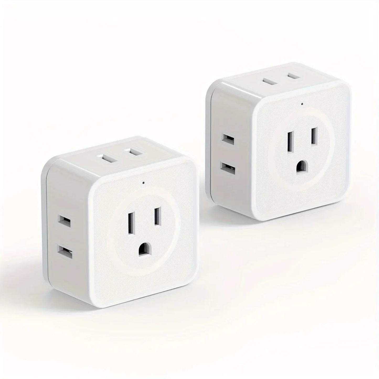 US Plug Wall Outlet Expander Multi Outlet Extender with 5AC Outlets,Small Electrical Outlet Splitter for Travel Home Office Dorm