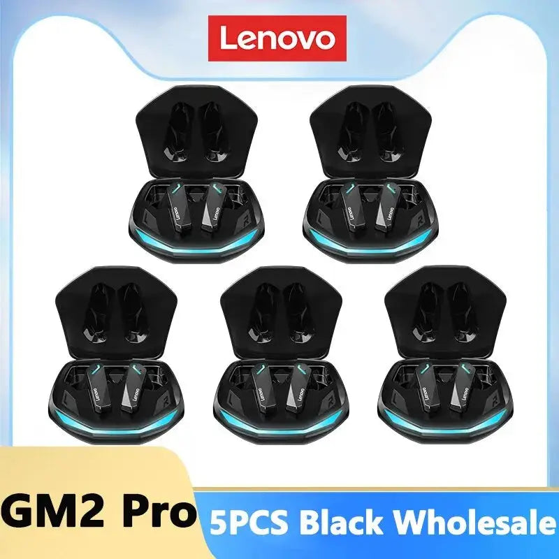 Lenovo GM2 Pro Bluetooth 5.3 Earphones Sports Headset Wireless In-Ear Gaming Low Latency Dual Mode Music Headphones New Shoporiz