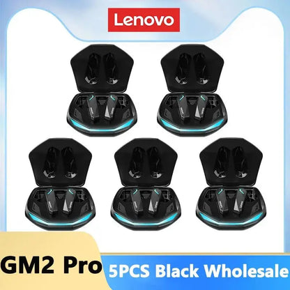 Lenovo GM2 Pro Bluetooth 5.3 Earphones Sports Headset Wireless In-Ear Gaming Low Latency Dual Mode Music Headphones New Shoporiz