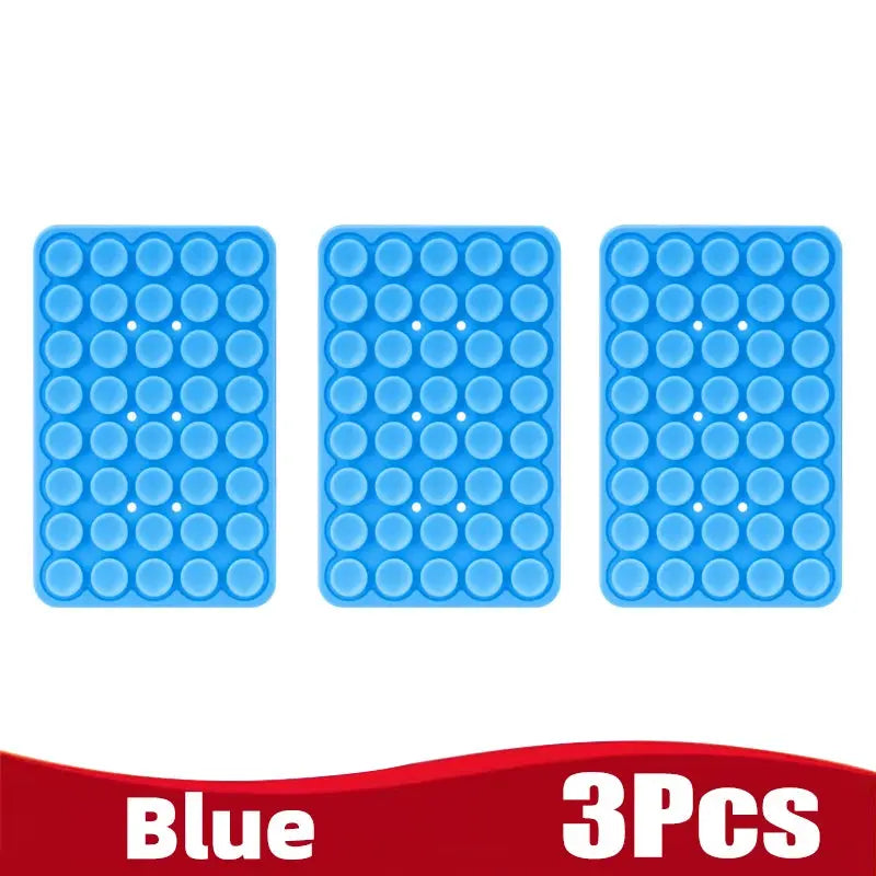 Silicone Suction Cup Phone Holder Multifunctional Fixed Anti-slip Mobile Fixture Double Sided Detachable Phone Rubber Sucker Pad Shoporiz