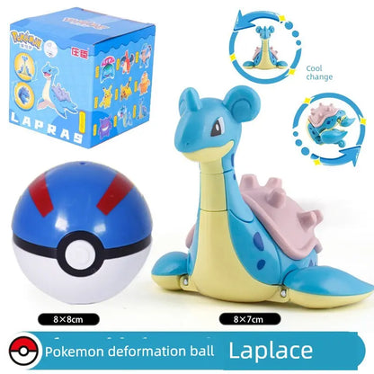 Gengar Pokemon Deformation Poke Ball Fast Dragon Toy Doll Movable Joint Toy Pet Doll Master