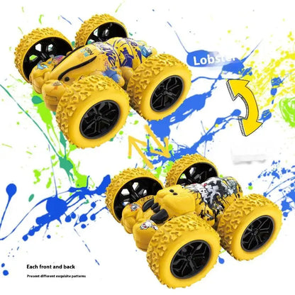 1 Piece Fun Double-sided Car Inertial Safety Anti-Collision Anti-fall Model Children's Toy Car Sliding Off-road Vehicle