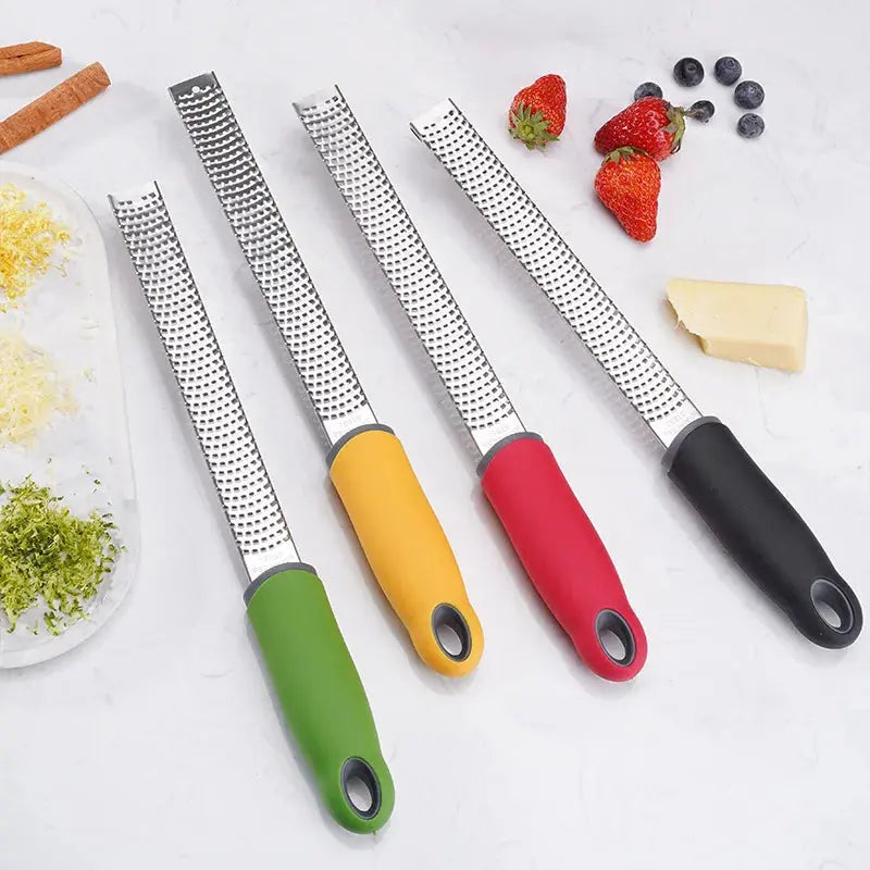 Stainless Steel Fruit Cheese Grater, Chocolate Lemon Peel Cheese Shavings Grater, Scraper, Kitchen Tool