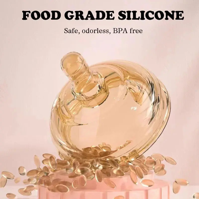 BPA-Free Silicone Baby Bottle, Suitable for 0-36 Months, 150ml/240ml, Mimics Breastfeeding Experience Shoporiz