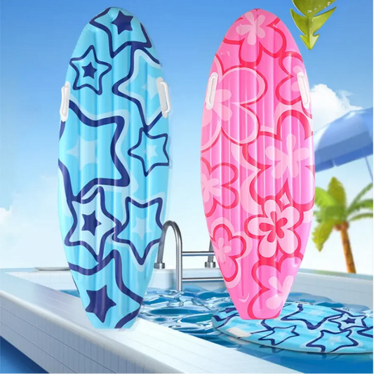 1 Pcs Surfboard Inflate, Inflatable Surfboard for Beach, Tropical and Luau Party Decorations, Inflatable Pool Toy, Beach Party