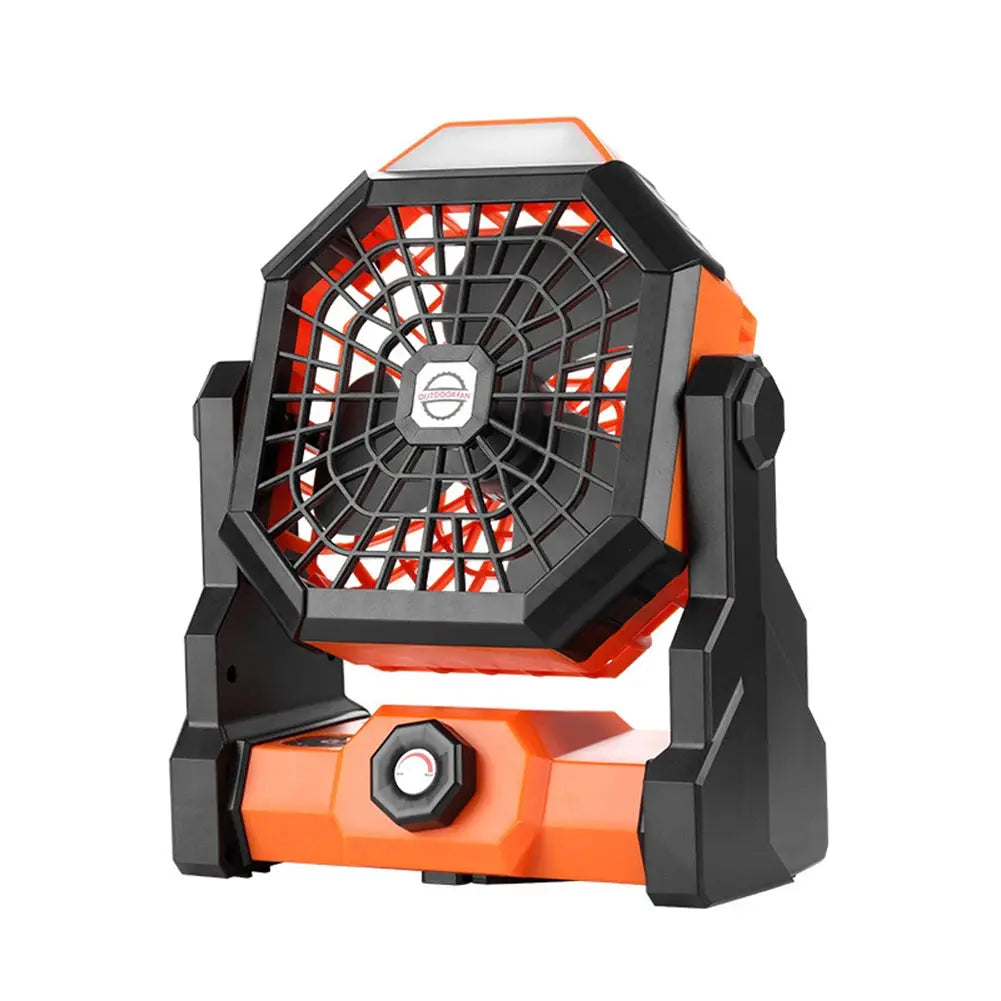 Portable Rechargeable Fan 6 To 25 Hours Adjustable Speed 7800mAh Outdoor Camping Fan with Led Lights for Tent Fishing Picnic Fan My Store