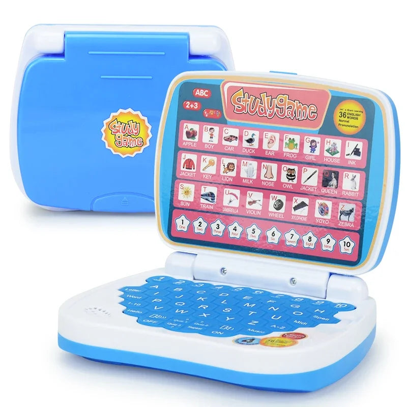 English Learning Small Laptop Toy for Children.Kids. Boys and Girls Computer for Aphabet ABC.Numbers.Words.Spelling.Maths.Music shoporiz