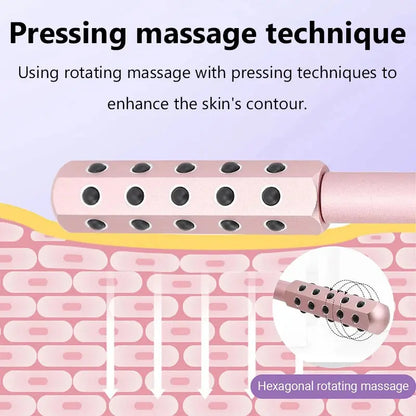 24 Germanium Face Massage Beauty Acupoint Roller Stick Beauty Roller Tool Face Gua Sha Massager Women Skin Care Beauty Shoporiz