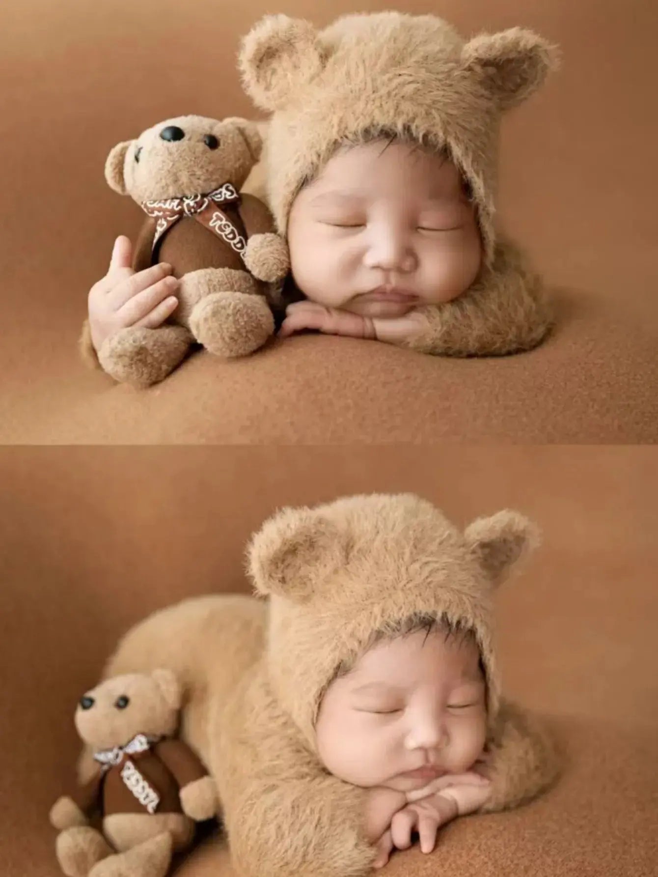 Newborn Photography Props Knitted Outfit Bear Baby Cosplay Glasses Baby Photoshoot Props Accessories Shoporiz