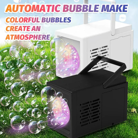 10 hole fully automatic bubble blowing handheld electric bubble machine toy outdoor birthday without battery and bubble water My Store