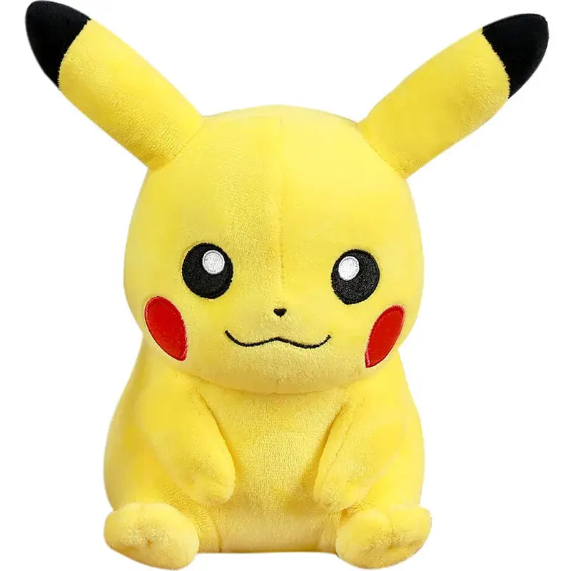 Kawaii Pokemon Plush Toys Set - Pikachu Pichu Charmander Squirtle Psyduck Anime Soft Dolls for Kids Birthday Christmas Gifts