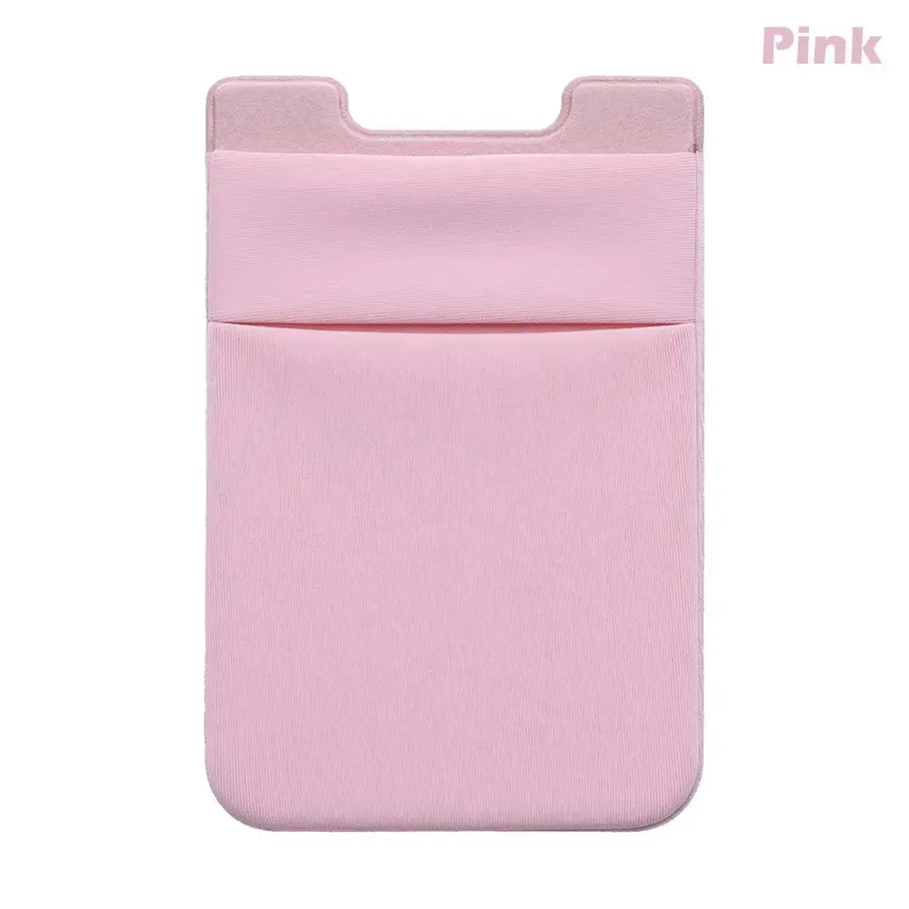 Silicone Phone Card Holder Wallet Case Phone Wallet Stick On Credit Card Holder Phone Pocket for Almost All Cell Phone
