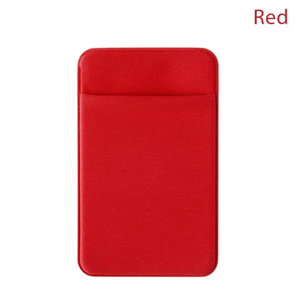 Silicone Phone Card Holder Wallet Case Phone Wallet Stick On Credit Card Holder Phone Pocket for Almost All Cell Phone