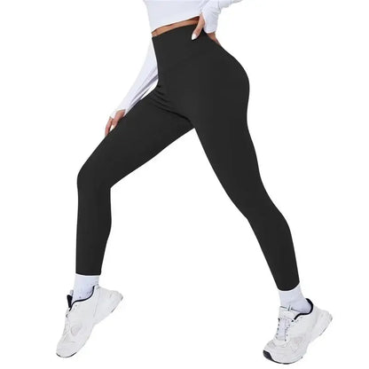 Women High Waist Yoga Leggins Gym Sports Tights Woman Running Pants Sexy Butt Lifting Leggings