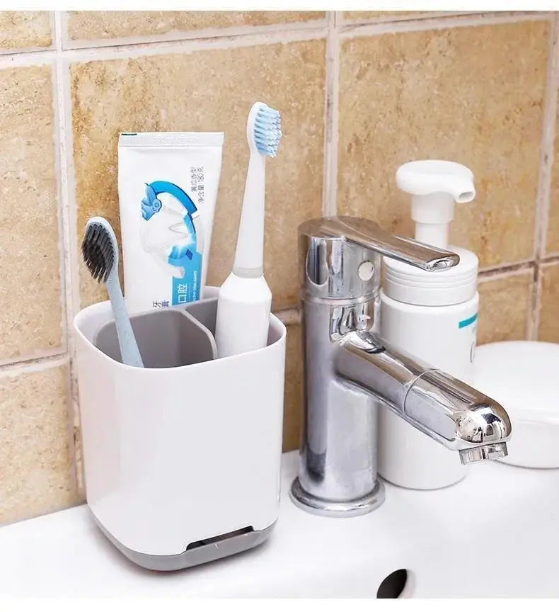 Plastic Electric Toothbrush Toothpaste Holder Detachable Bathroom Toothpaste Holder Storage Rack Bathroom Accessories