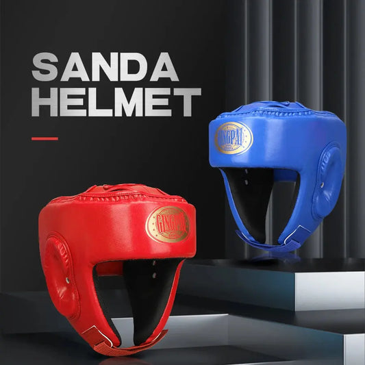 Boxing head protection fully enclosed combat protective gear, Muay Thai helmet, free combat, Sanda head cover, thick training fo My Store