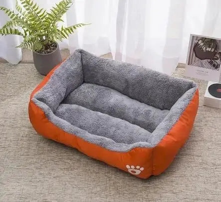 Large Pet House Dog Bed Soft Long Plush Cat Mat Warm Sleeping Cushion for Small Dogs Chihuahua Calm Puppy Bed Breathable Corduroy Shoporiz