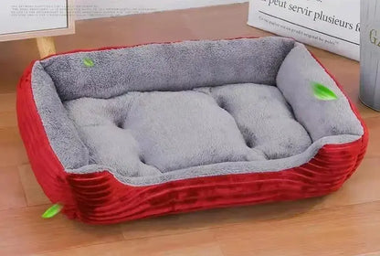 Large Pet House Dog Bed Soft Long Plush Cat Mat Warm Sleeping Cushion for Small Dogs Chihuahua Calm Puppy Bed Breathable Corduroy Shoporiz
