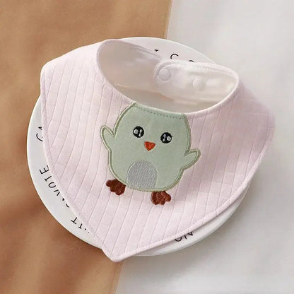 Cartoon Baby Bibs Soft Newborn Feeding Towel Cotton Cloths Baby Girls Boys Bandana Bib Newborn Saliva Towel Burp Cloths