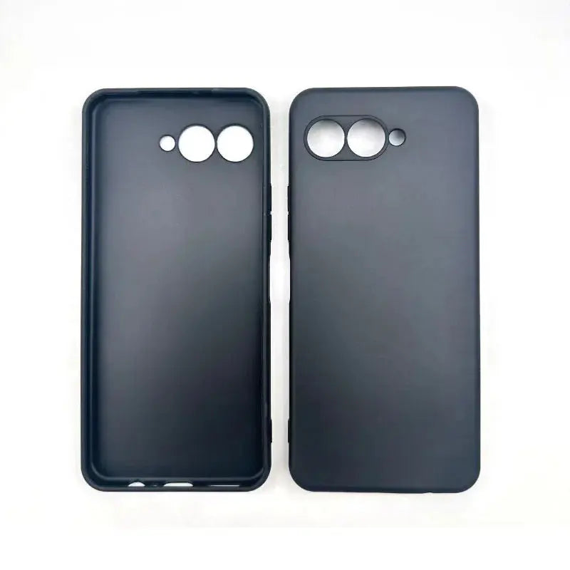 For T-Mobile Revvl 8 5G Telekon T Phone 3 Revvl8 Phone Case Matte Frosted Black Silicone TPU Soft Shell Protective Back Cover
