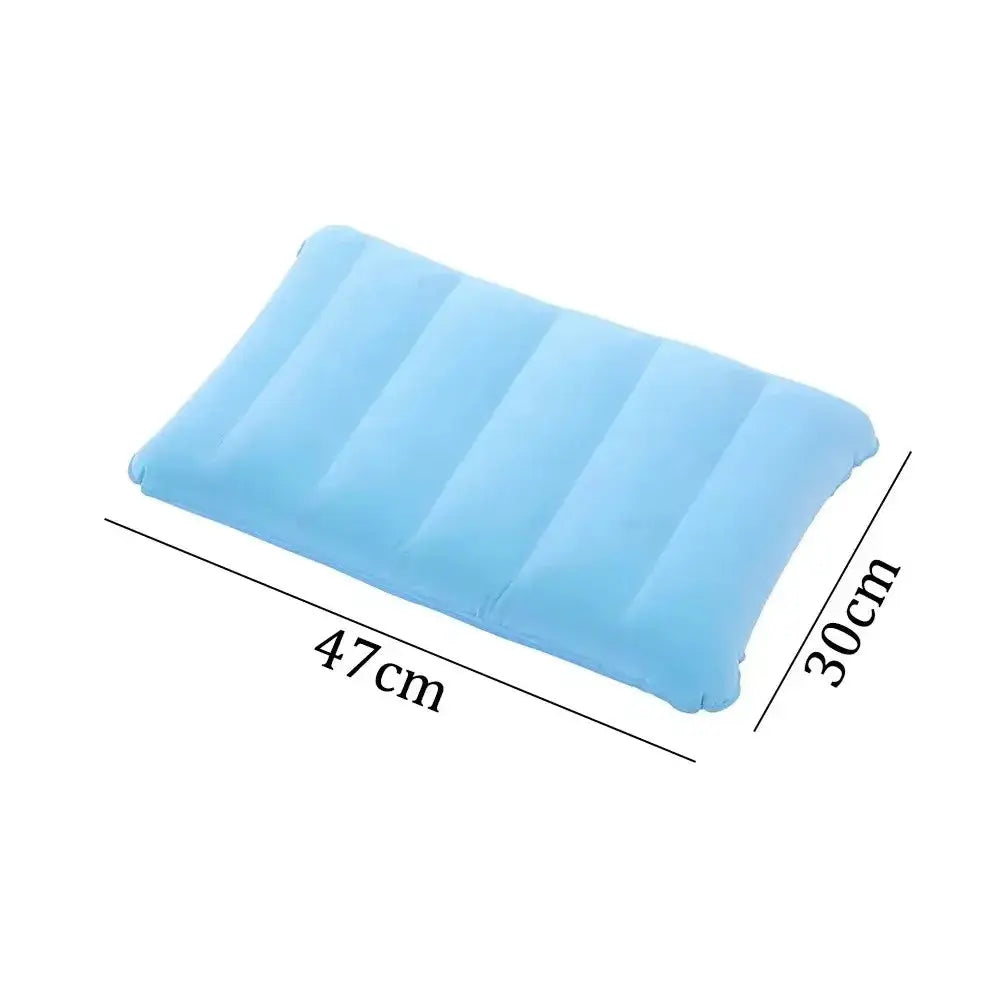 47x30cm Air Cushion Pillows Outdoor Camping Sleep Cushion Folding Square lnflatable Pillows Travel Backrest Plane Head Rest Big My Store