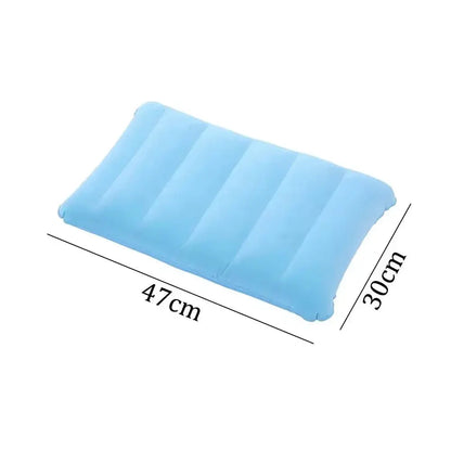 47x30cm Air Cushion Pillows Outdoor Camping Sleep Cushion Folding Square lnflatable Pillows Travel Backrest Plane Head Rest Big My Store