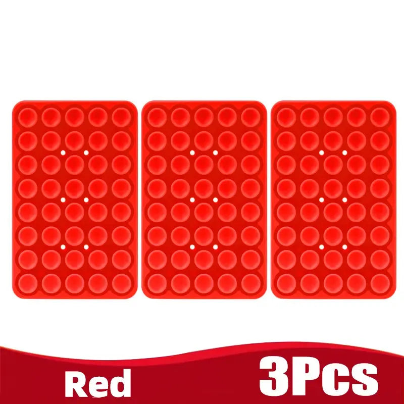 Silicone Suction Cup Phone Holder Multifunctional Fixed Anti-slip Mobile Fixture Double Sided Detachable Phone Rubber Sucker Pad Shoporiz