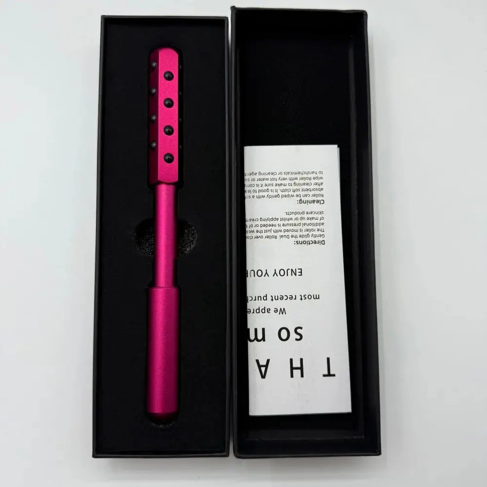 24 Germanium Face Massage Beauty Acupoint Roller Stick Beauty Roller Tool Face Gua Sha Massager Women Skin Care Beauty Shoporiz