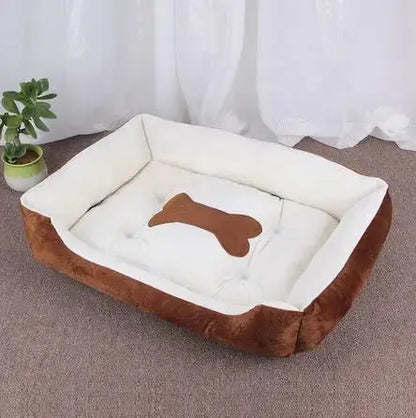 Large Pet House Dog Bed Soft Long Plush Cat Mat Warm Sleeping Cushion for Small Dogs Chihuahua Calm Puppy Bed Breathable Corduroy Shoporiz