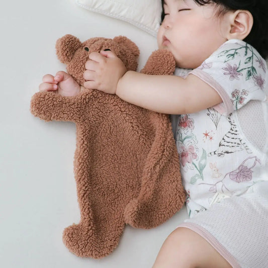 Baby Soothing Doll for Newborn Accessories Photography Props Cute Bear Baby Sleeping Doll Baby Care Soft Plush Dolls