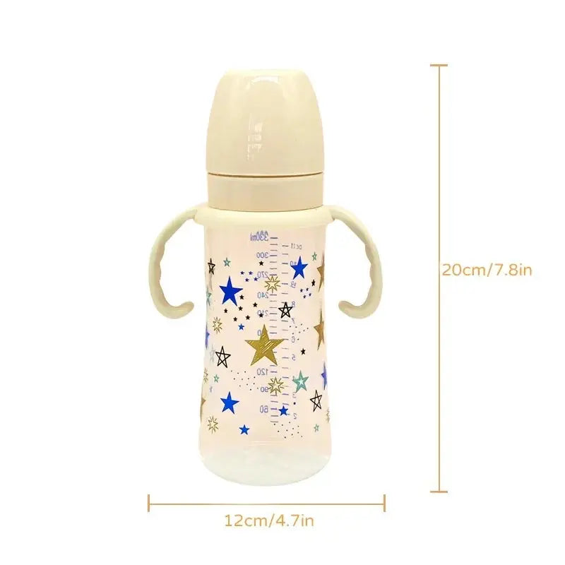 Star Baby Bottle, 330ml (11oz) Large Capacity BPA-Free Feeding Bottle, Cute & Durable Design, The Perfect Baby Gift Shoporiz