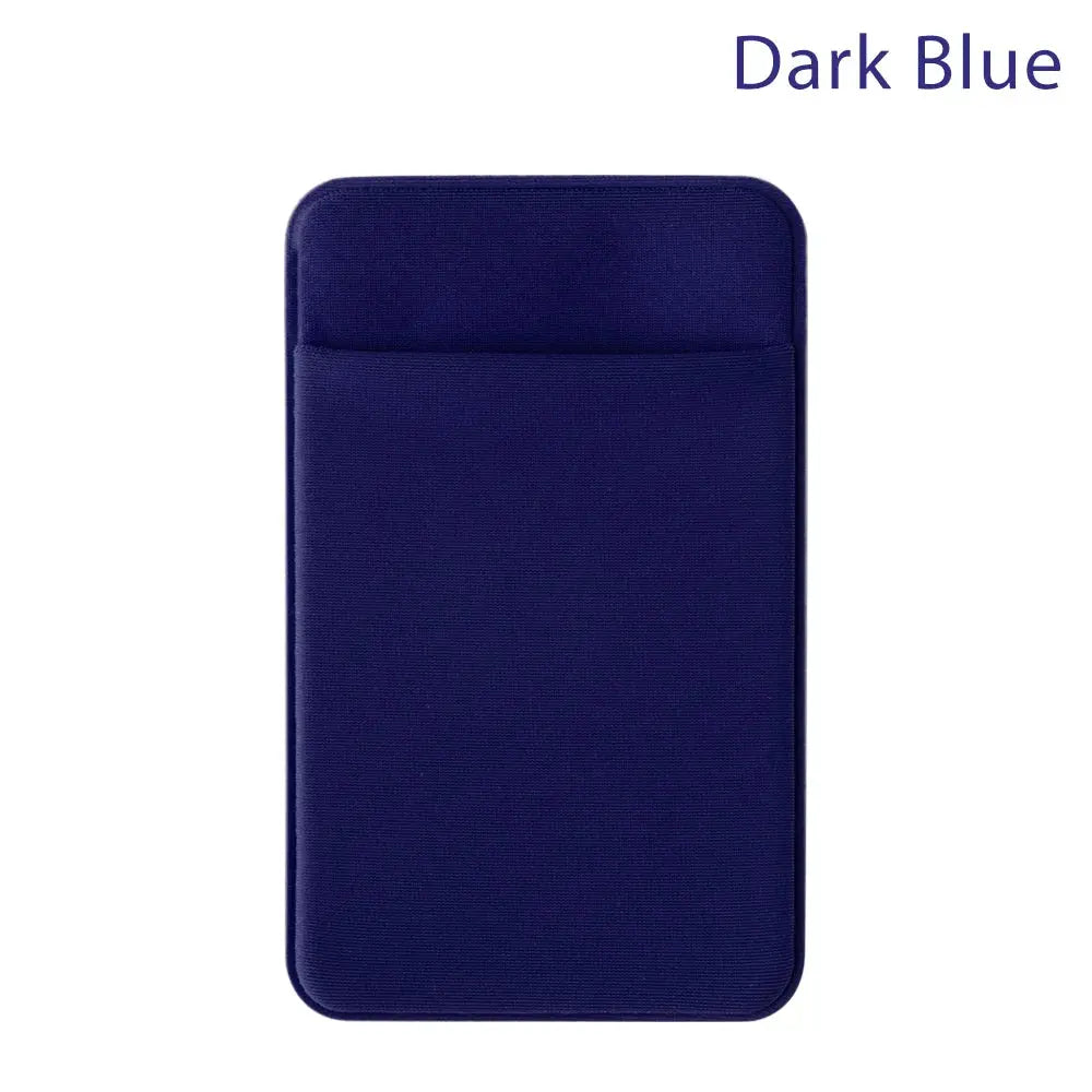 Silicone Phone Card Holder Wallet Case Phone Wallet Stick On Credit Card Holder Phone Pocket for Almost All Cell Phone