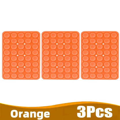 Silicone Suction Cup Phone Holder Multifunctional Fixed Anti-slip Mobile Fixture Double Sided Detachable Phone Rubber Sucker Pad Shoporiz