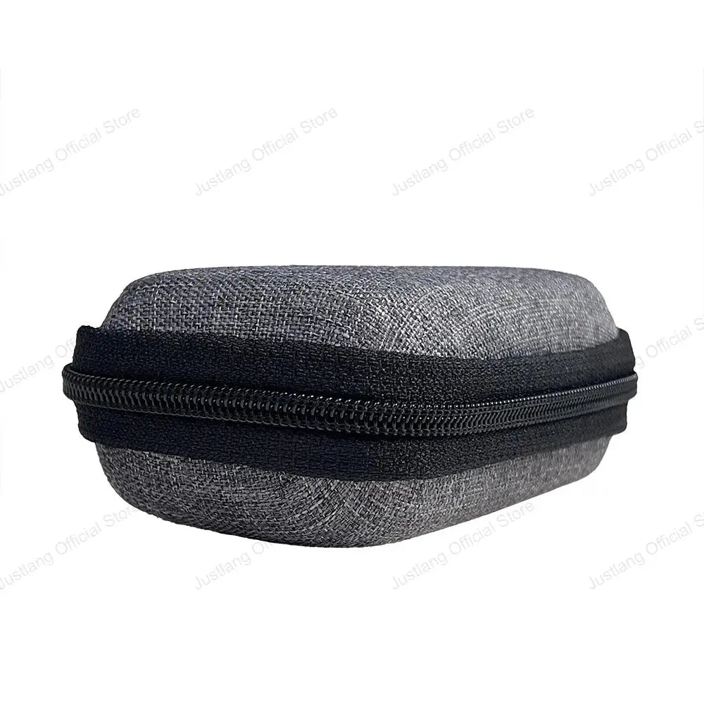 AIQUE 1Pc Oximeter Storage Bag for Finger Pulse Oximeter Reasonable Design Strong Space Protective Cover Zipper Hard Bracket Bag