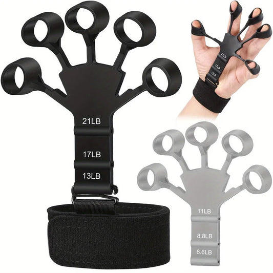 Finger Training Exercise Stretcher Hand Grips Adjustable Strengthener Resistance band Trainer Hand Brush Expander Exercise shoporiz