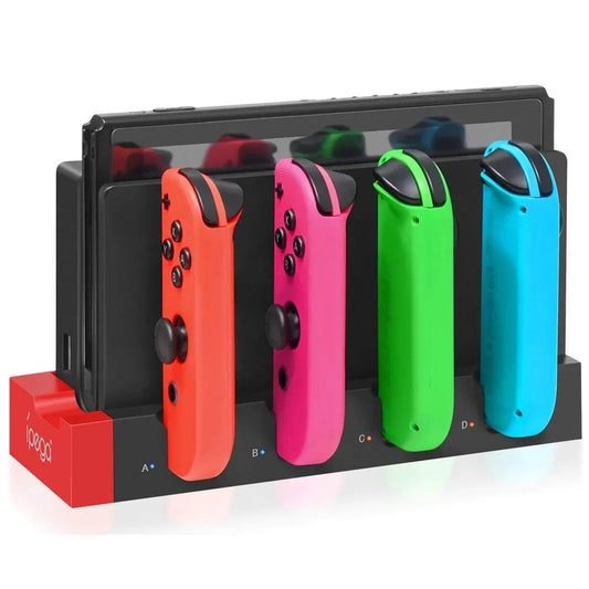Joycon Charging Dock Station for Switch&OLED - Charges Up To 4 Controllers, Compatible with Switch and OLED Model shoporiz