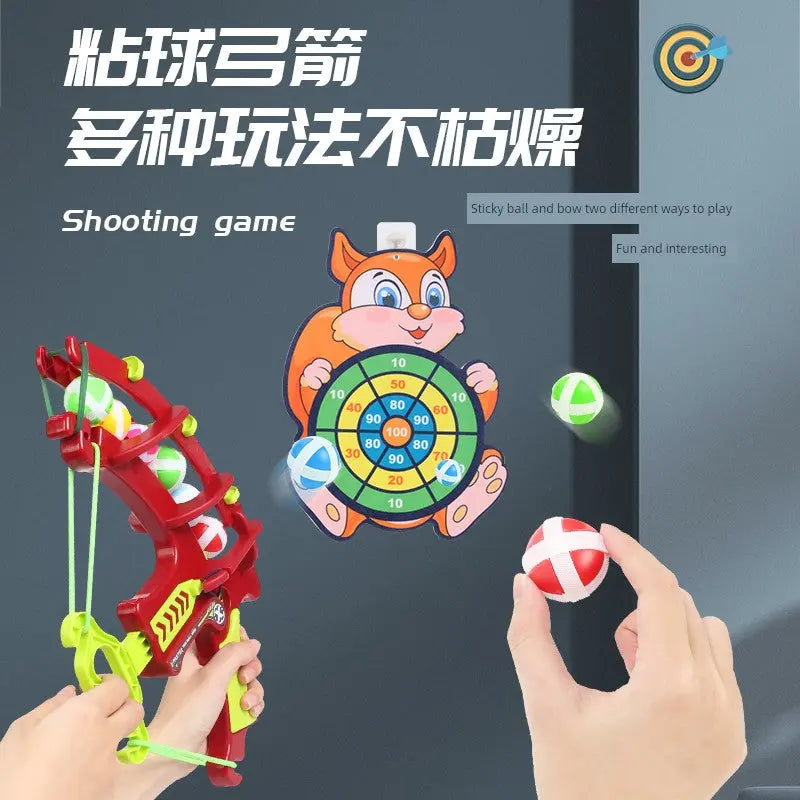 Kids Cartoon Darts Sticky Ball Matching Interactive Sticky Plate Throwing Toy Decompression Puzzle 2 Years Old 3 Baby Boy