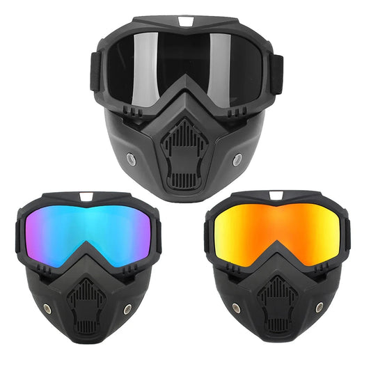 Motorcycle Riding Mask Windproof Outdoor Racing Skiing Off-Road Mask Bicycle Vehicle Sports Full Face Protection Tactical Helmet My Store