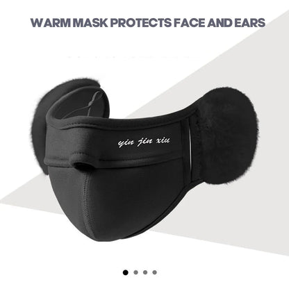 Woman Winter Mouth Cover with Earmuffs Womens Winter Warm Windproof Mask for Cycling Bicycle Motorcycle