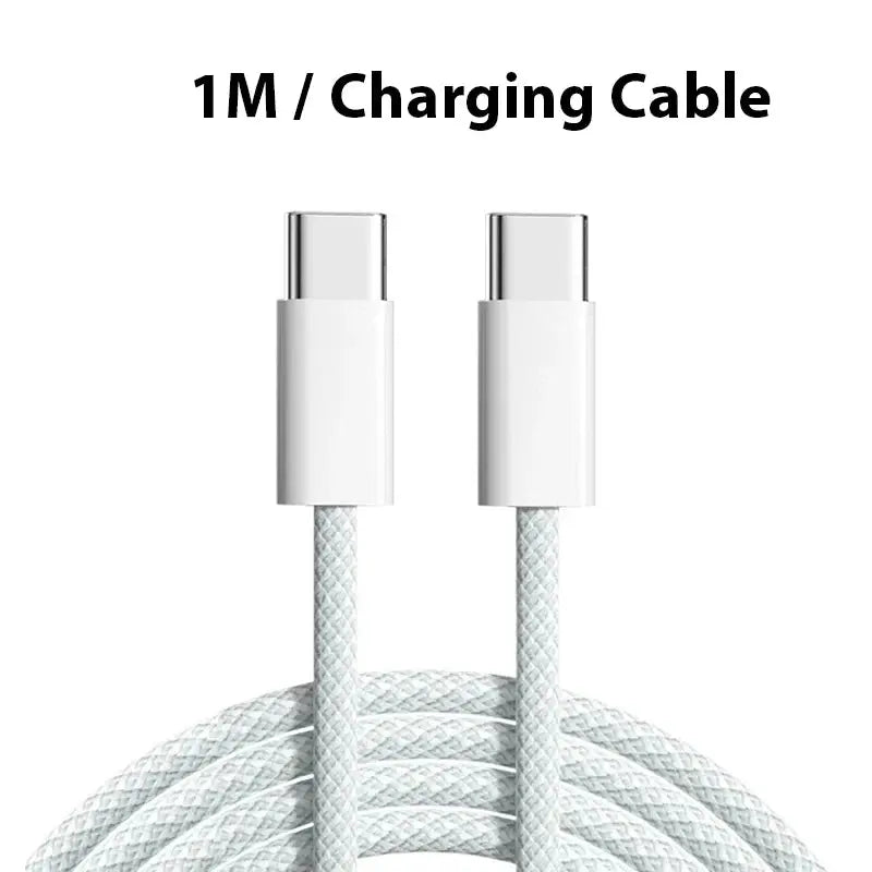 PD 40W Charger USB C Fast Charging Cable For iPhone 17 16 15 Pro Max Air Mini Type C Data line Quick Phone Charger Power Adapter