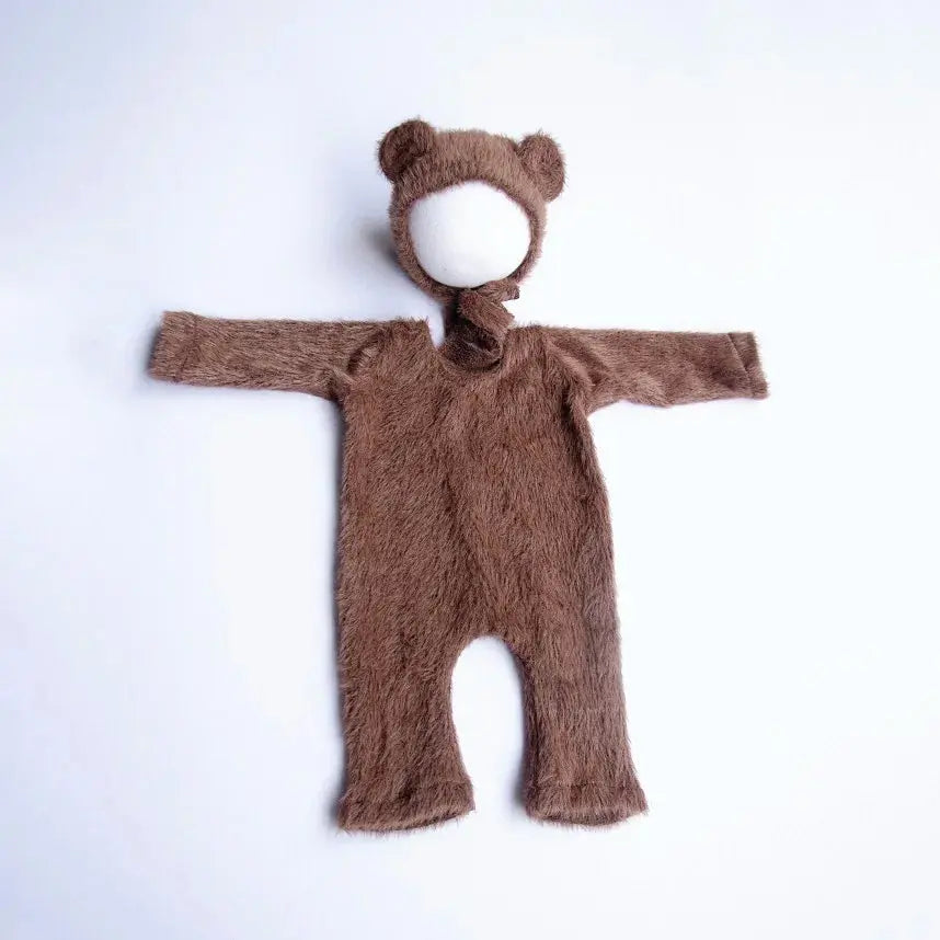 Newborn Photography Props Knitted Outfit Bear Baby Cosplay Glasses Baby Photoshoot Props Accessories Shoporiz