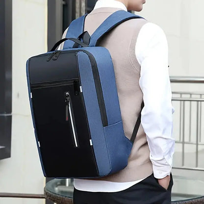 Fashion Business Laptop Backpack Large Capacity Shockproof Computer Bag Casual Office Travel Shoulder Bag for Work Shoporiz