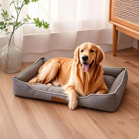 Large Dog Bed Four Season Square Mattress Waterproof Bite-Resistant Soft Thickened Pet Sofa Couch for Cats And Dogs